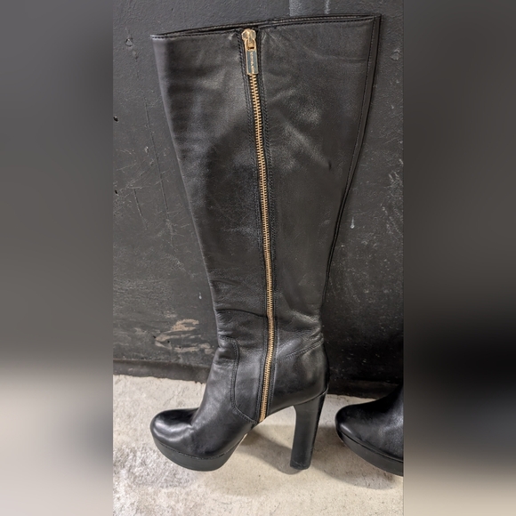 MICHAEL Michael Kors Tall Platform Boots - Lesly High-Heel - Picture 4 of 10
